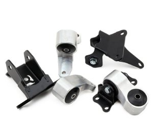 Honda Civic Engine Mount Kit - Innovative Mounts - Billet Aluminum 95A Bushings (K24Z7 and Manual Trans) - `12-`15